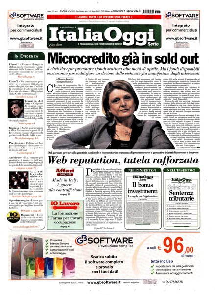 Italia oggi : quotidiano di economia finanza e politica